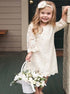 Ivory Lace Dress Flower Girl Dress LBQF0031